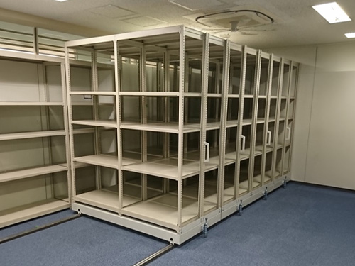 移動棚化 <br>（他社製棚を移動棚化）